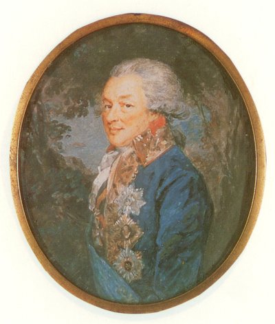 Portret van Ivan Petrovich Saltykov (1730-1805) door Augustin Ritt